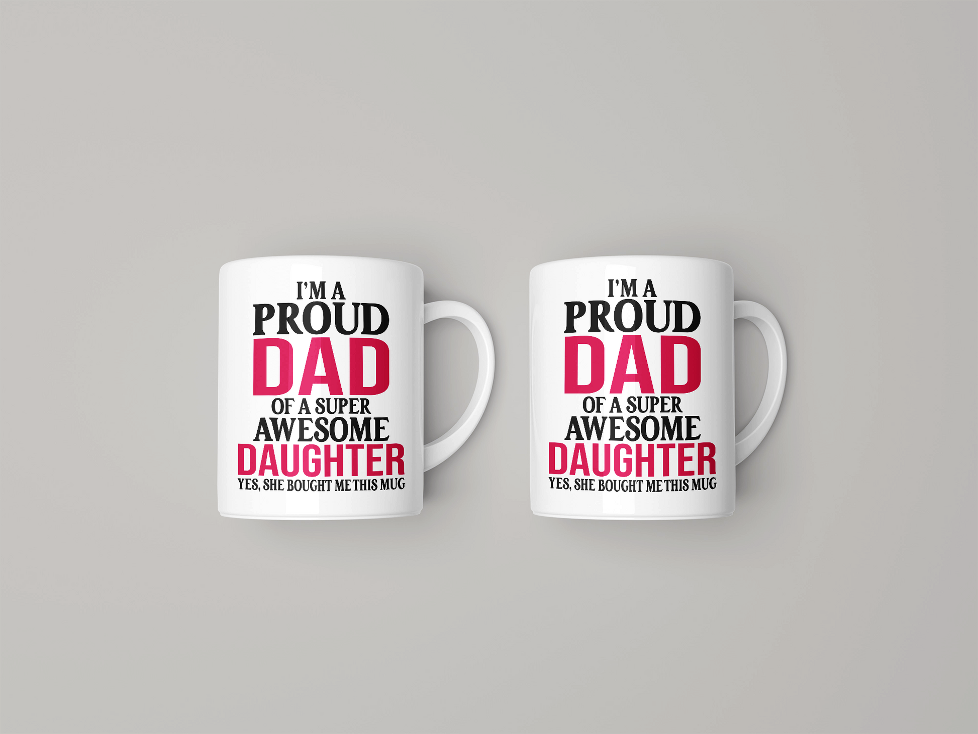 Grappige mok - humor - proud dad - vaderdag