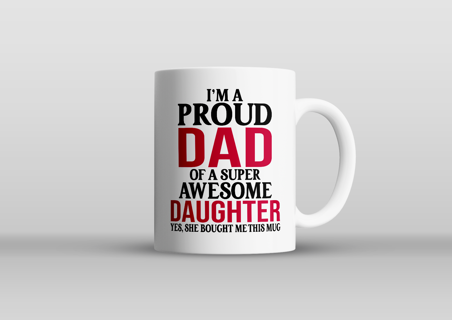 Grappige mok - humor - proud dad - vaderdag