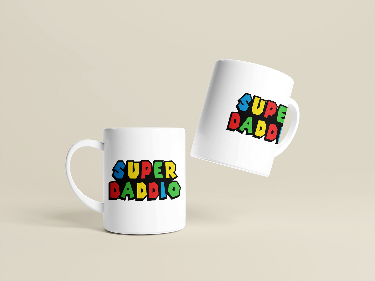 Grappige vaderdag mok - Super Daddio - Super Mario