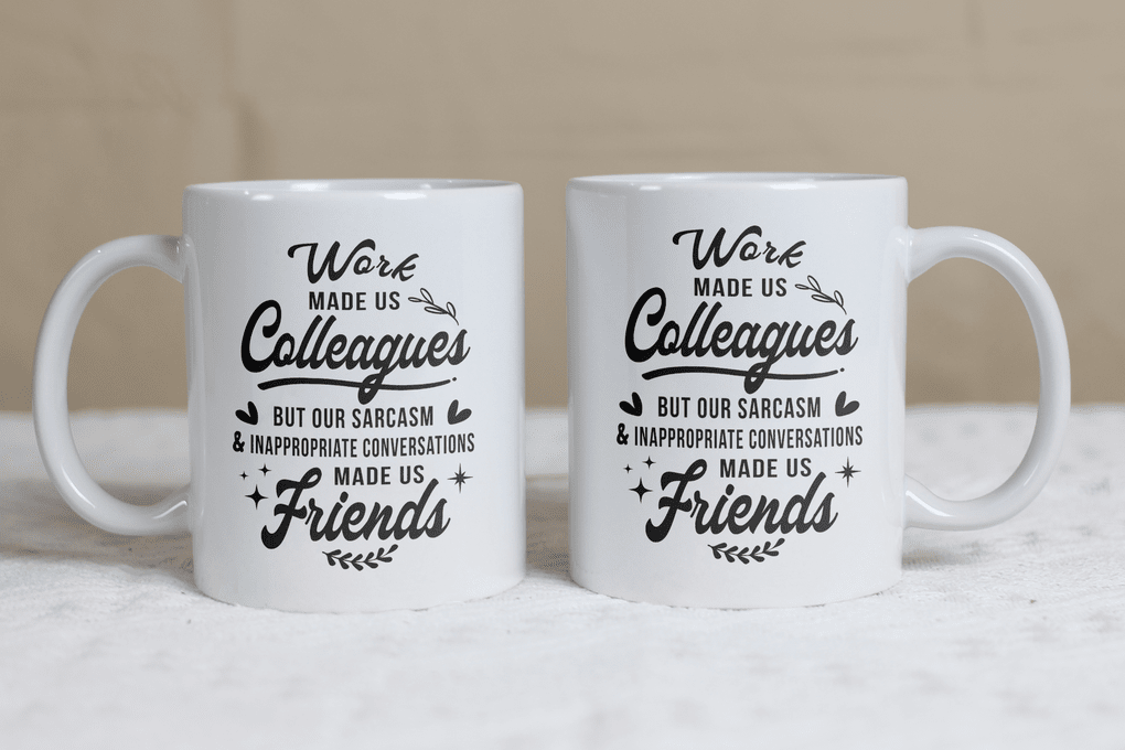 Mok - Work made us colleagues - Cadeau collega