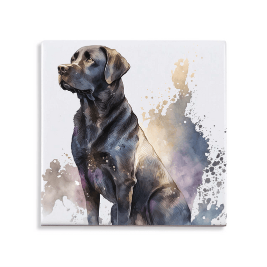 Tegeltje - Zwarte Labrador